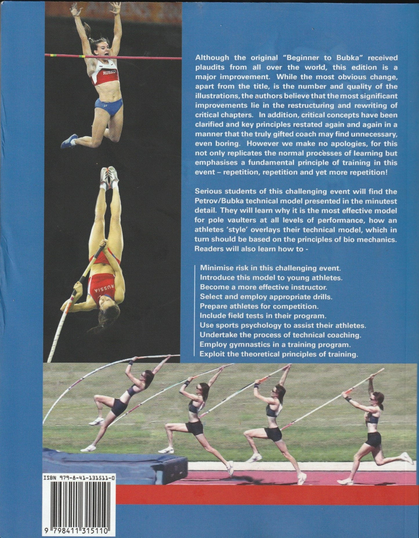 Beginner to Bubka Back Cover